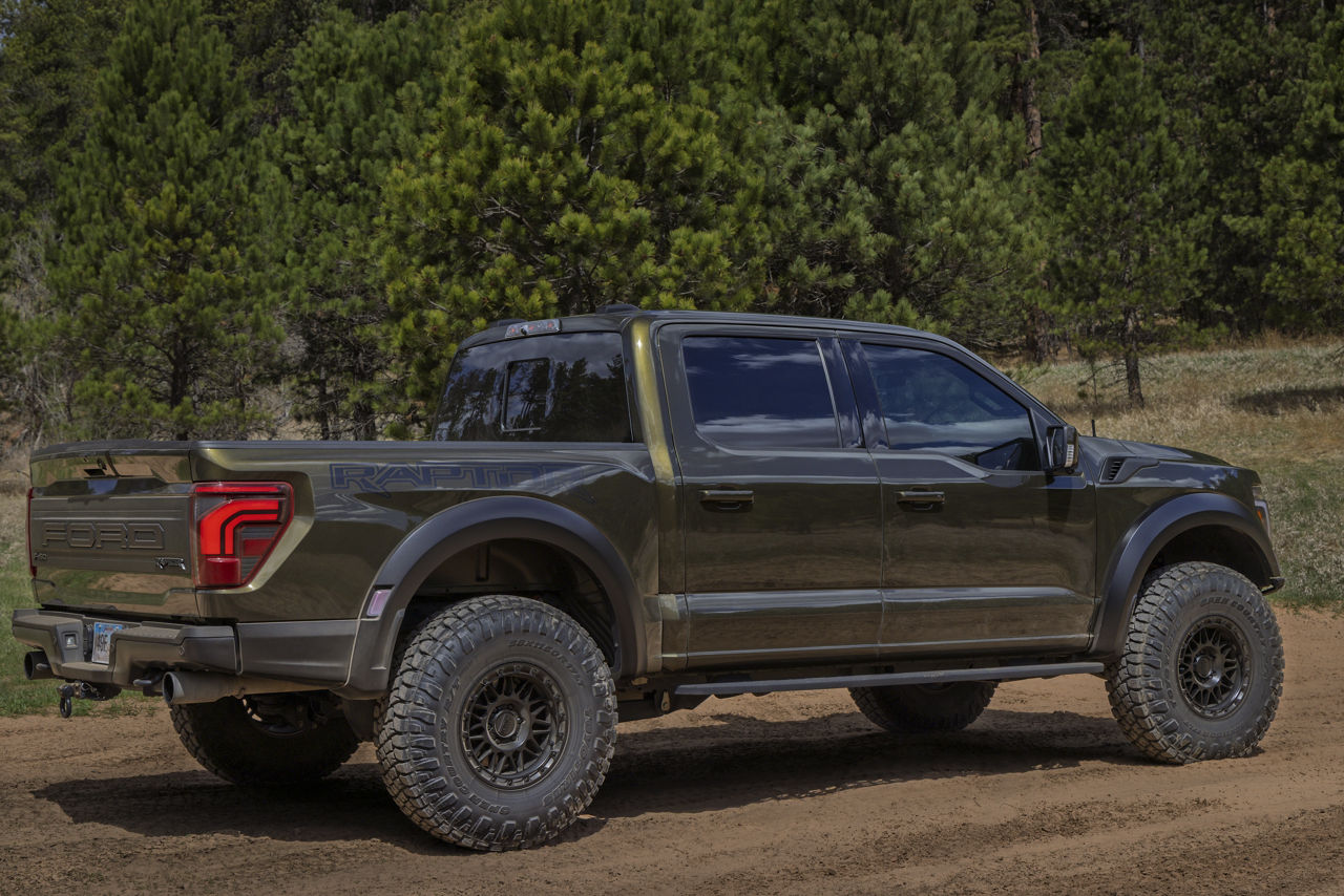 2025 Ford F150 Raptor - KMC ATTACK - Black | KMC Wheels